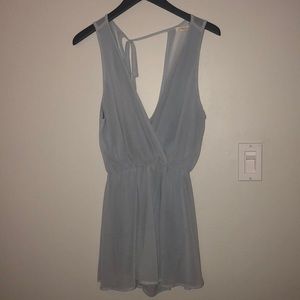 Baby blue romper